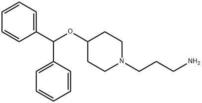 1-PIPERIDINEPROPANAMINE, 4-(DIPHENYLMETHOXY)(WXG02856) Struktur