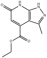 Ethyl 3-methyl-6-oxo-6,7-dihydro-1H-pyrazolo[3,4-b]pyridine-4-carboxylate Struktur