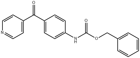 benzyl 4-isonicotinoylphenylcarbamate Struktur