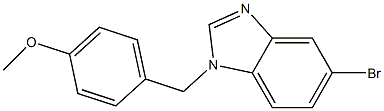 5-BroMo-1-(4-Methoxybenzyl)-1H-benzo[d)iMidazole Struktur