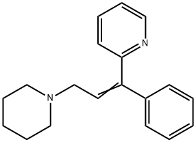 (E)-2-(1-Phenyl-3-(piperidin-1-yl)prop-1-en-1-yl)pyridine Struktur