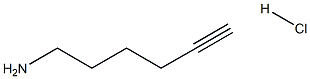 hex-5-yn-1-amine hydrochloride Struktur