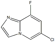 6-Chloro-8-fluoroiMidazo[1,2-a)pyridine Struktur