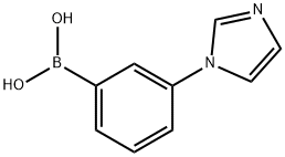 B-[3-(1H-imidazol-1-yl)phenyl]Boronic acid Struktur