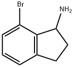 (7-BROMOINDAN-1-YL)AMINE Struktur