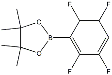 4,4,5,5-tetramethyl-2-(2,3,5,6-tetrafluorophenyl)-1,3,2-dioxaborolane Struktur