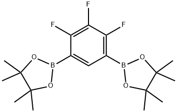 2,2'-(4,5,6-Trifluorobenzene-1,3-diyl)bis(4,4,5,5-tetramethyl-1,3,2-dioxaborolane) Struktur