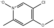 3-chloro-4-methoxy-6-methylpyridine N-oxide Struktur