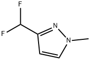 3-Difluoromethyl-1-methylpyrazole Struktur