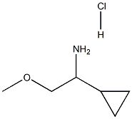 1-cyclopropyl-2-methoxyethanamine hydrochloride Structure