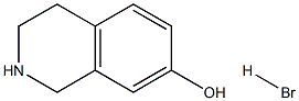 1,2,3,4-Tetrahydroisoquinolin-7-ol hydrobromide Struktur