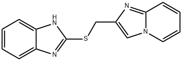 2-[(imidazo[1,2-a]pyridin-2-ylmethyl)sulfanyl]-1H-benzimidazole Struktur