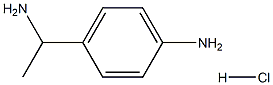 4-(1-Aminoethyl)aniline hydrochloride Struktur