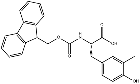 N-Fmoc-3-methyl-L-tyrosine Struktur