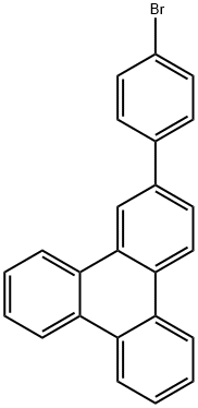 2-(4-Bromophenyl)triphenylene Struktur