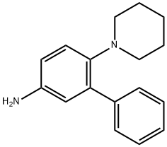 6-Piperidin-1-yl-biphenyl-3-ylamine Struktur