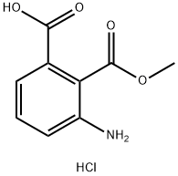 3-Aminophthalic acid 2-methyl ester hydrochloride Struktur