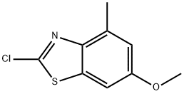 2-Chloro-6-methoxy-4-methylbenzothiazole Struktur