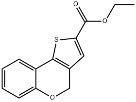 4H-5-Oxa-1-thia-cyclopenta[a]naphthalene-2-carboxylic acid ethyl ester Struktur