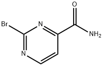 2-Bromopyrimidine-4-carboxamide Struktur