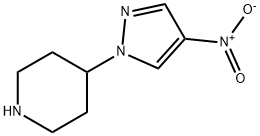 4-(4-nitro-1H-pyrazol-1-yl)Piperidine Struktur