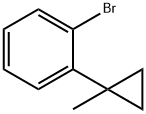 1-Bromo-2-(1-methyl-cyclopropyl)-benzene Struktur