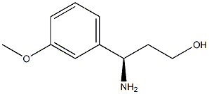 (3R)-3-AMINO-3-(3-METHOXYPHENYL)PROPAN-1-OL Struktur