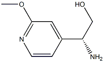 (2R)-2-AMINO-2-(2-METHOXY(4-PYRIDYL))ETHAN-1-OL Struktur