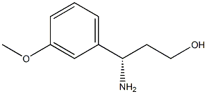 (3S)-3-AMINO-3-(3-METHOXYPHENYL)PROPAN-1-OL Struktur