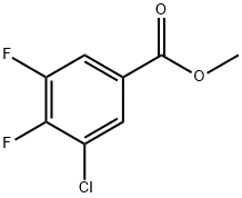 Methyl 3-chloro-4,5-difluorobenzoate Struktur