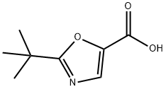 2-tert-butyloxazole-5-carboxylic acid Struktur