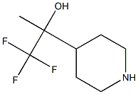 1,1,1-trifluoro-2-(piperidin-4-yl)propan-2-ol Struktur