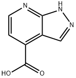 1H-Pyrazolo[3,4-b]pyridine-4-carboxylic acid Struktur