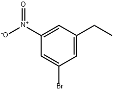 1-bromo-3-ethyl-5-nitrobenzene Struktur