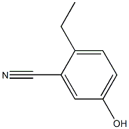 2-ethyl-5-hydroxybenzonitrile Struktur