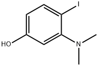 3-(dimethylamino)-4-iodophenol Struktur