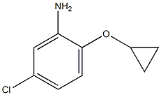 5-chloro-2-cyclopropoxyaniline Struktur