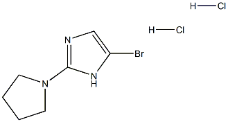 5-bromo-2-(pyrrolidin-1-yl)-1H-imidazole dihydrochloride Structure