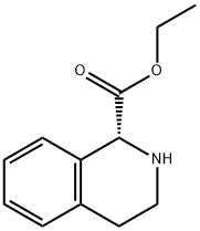 (R)-1,2,3,4-Tetrahydro-isoquinoline-1-carboxylic acid ethyl ester Struktur