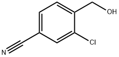 2-Chloro-4-cyanobenzyl alcohol Struktur