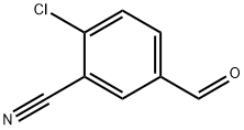 2-Chloro-5-formylbenzonitrile Struktur