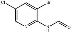 N-(3-bromo-5-chloropyridin-2-yl)formamide Struktur