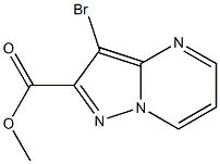 METHYL 3-BROMOPYRAZOLO[1,5-A]PYRIMIDINE-2-CARBOXYLATE Struktur