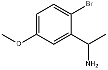 1-(2-BROMO-5-METHOXYPHENYL)ETHAN-1-AMINE Struktur