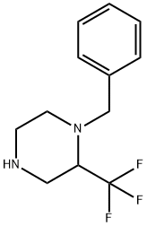 1-Benzyl-2-(trifluoromethyl)piperazine Struktur