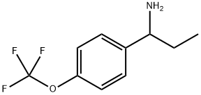 1-[4-(TRIFLUOROMETHOXY)PHENYL]PROPAN-1-AMINE Struktur