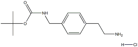 4-Boc-aminomethylphenethylamine hydrochloride Struktur