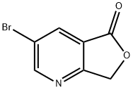 3-Bromo-7H-furo[3,4-b]pyridin-5-one Struktur