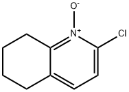 2-CHLORO-5,6,7,8-TETRAHYDROQUINOLINE 1-OXIDE Struktur