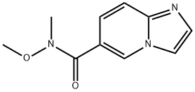 N-methoxy-N-methylimidazo[1,2-a]pyridine-6-carboxamide